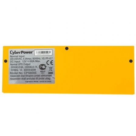 Cyberpower CPS600E Inversor de Corriente 600VA/420W Schuko Cyberpower CPS600E Inversor de Corriente 600VA/420W Schuko